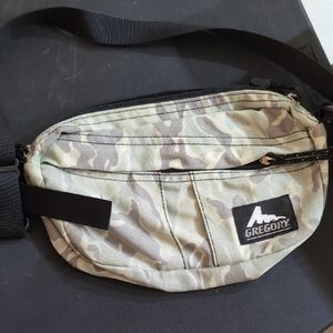 Gregory Green and Brown Camouflage Waist Bag
